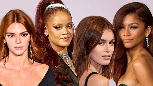 Celebrities, Red Hair, Kendall Jenner, Rihanna, Kaia Gerber, Zendaya
