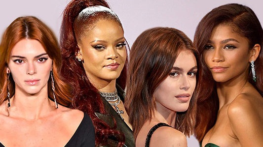 Celebrities, Red Hair, Kendall Jenner, Rihanna, Kaia Gerber, Zendaya